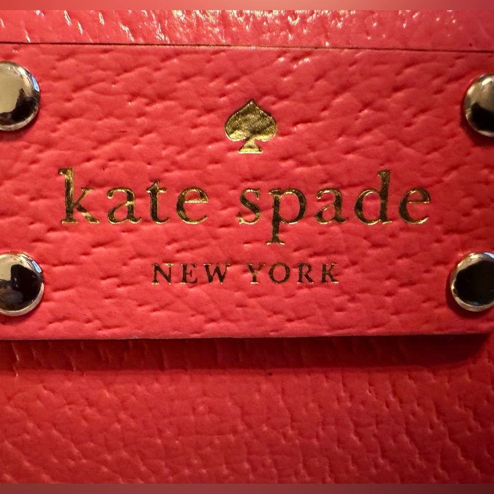 Kate Spade Coral Leather Wallet - Picture 9 of 9
